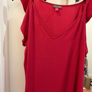 Vince Camuto Vibrant Red Blouse